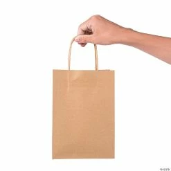 Cheap ✔️ 6 1/2" x 9" Medium Kraft Paper Gift Bags - 12 Pc. 🛒 -Craft Kits Sales 6 1 2 x 9 medium kraft paper gift bags 12 pc 48 317 a02