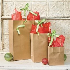 Cheap ✔️ 6 1/2" x 9" Medium Kraft Paper Gift Bags - 12 Pc. 🛒 -Craft Kits Sales 6 1 2 x 9 medium kraft paper gift bags 12 pc 48 317 a04