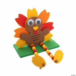 Best Pirce 🔥 Beaded 👪 Thanksgiving Turkey Craft Kit - Makes 12 🔥