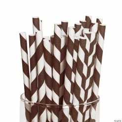 Hot Sale 🤩 Striped Paper Straws - 24 Pc. 🔥