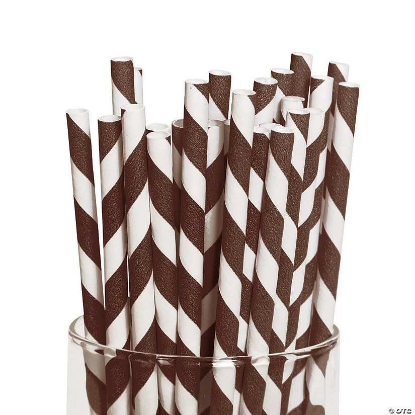 Hot Sale 🤩 Striped Paper Straws - 24 Pc. 🔥 1 Hot Sale 🤩 Striped Paper Straws - 24 Pc. 🔥