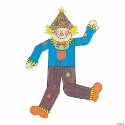 Coupon ⭐ Color Your Own Jointed Scarecrows - 12 Pc. 💯