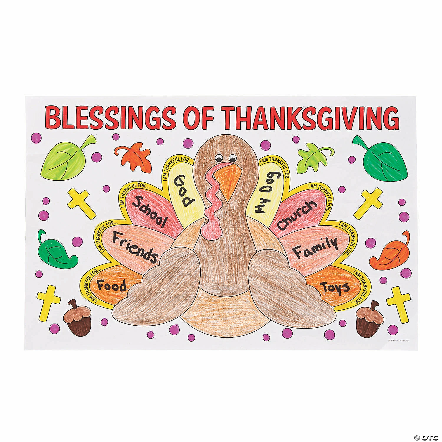 Cheapest π Color Your Own Thankful For Placemats - 12 Pc. π€© 2 Cheapest π Color Your Own Thankful For Placemats - 12 Pc. π€© - Image 2