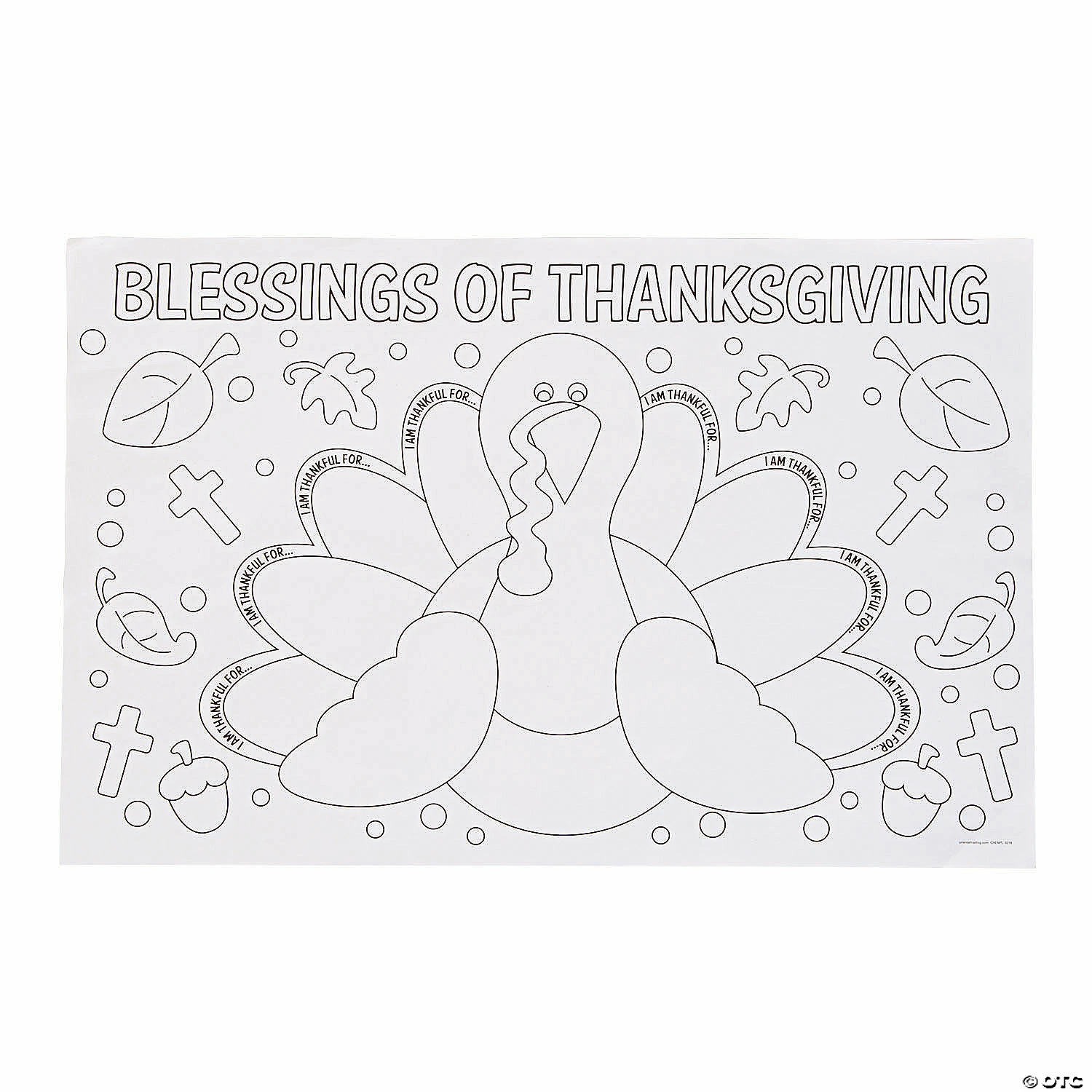 Cheapest π Color Your Own Thankful For Placemats - 12 Pc. π€© 1 Cheapest π Color Your Own Thankful For Placemats - 12 Pc. π€©