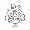 Budget ⭐ Color Your Own 👪 Thanksgiving Turkey Magnets - 12 Pc. 🔔