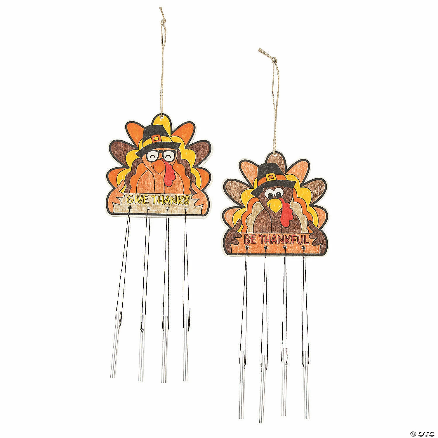 Cheapest ๐งจ Color Your Own ๐ช Thanksgiving Turkey Wind Chimes - 12 Pc. ๐ 2 Cheapest ๐งจ Color Your Own ๐ช Thanksgiving Turkey Wind Chimes - 12 Pc. ๐ - Image 2