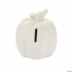 Promo ❤️ DIY Ceramic Pumpkin Banks - 12 Pc. 👍 -Craft Kits Sales diy ceramic pumpkin banks 12 pc 56 1984 a02