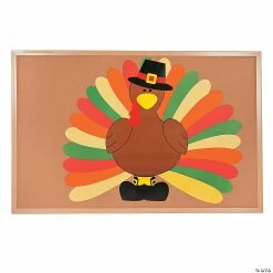Outlet 🔔 DIY Turkey Bulletin Board Set - 26 Pc. 🌟