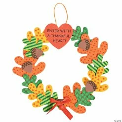 Flash Sale 💯 Enter with a Thankful Heart Wreath Craft Kit- Makes 12 ❤️