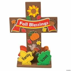 Best reviews of ๐ฅ Fall Blessing Stand-Up Cross Craft Kit - Makes 12 ๐