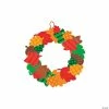 Top 10 ⌛ Fall Leaves Paper Wreath Craft Kit- Makes 12 😍