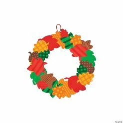Top 10 ⌛ Fall Leaves Paper Wreath Craft Kit- Makes 12 😍