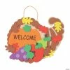 New 🔔 Foam Cornucopia Door Sign 👪 Thanksgiving Craft Kit- Makes 12 🎁
