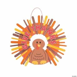 Best deal 👍 Give Thanks Craft Stick Wreath Craft Kit - Makes 6 🤩