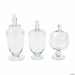 Brand new 🛒 Glass Jar Set - 3 Pc. 🎉