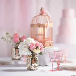 Best Pirce ⭐ Gold Mercury Mason Jars - 12 Pc. 🤩 -Craft Kits Sales gold mercury mason jars 12 pc 13759764 a02