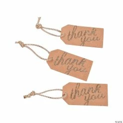 Craft Kits Sales 42 Promo ๐ Gold Thank You Favor Tags - 24 Pc. ๐