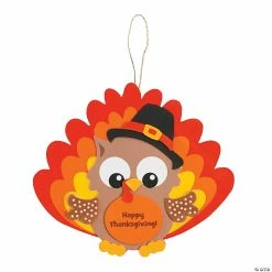 Cheap 🎉 Owl Turkey Ornament Craft Kit - Makes 12 🤩