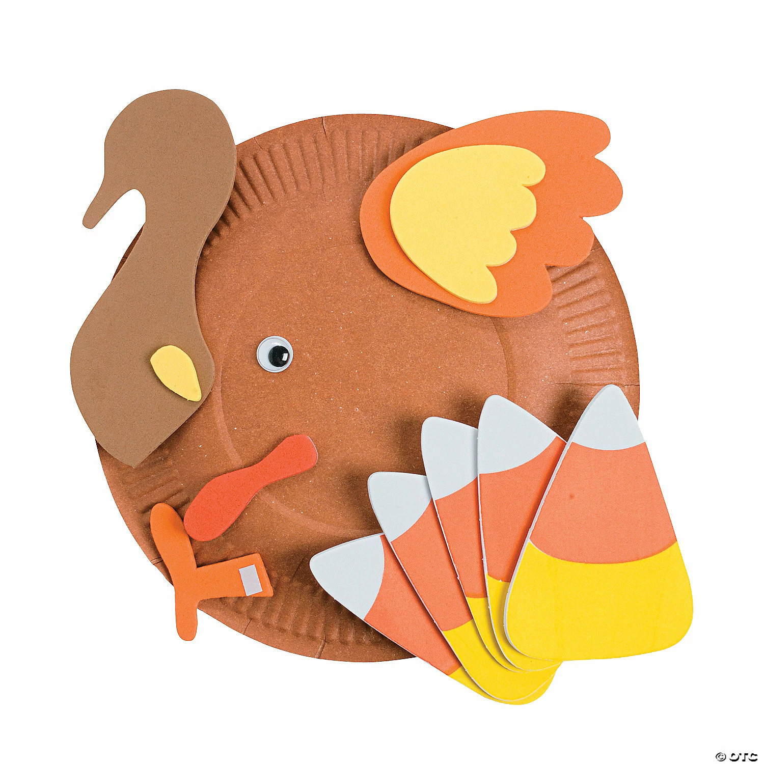 Discount ✔️ Paper Plate 🍬 Candy Corn Turkey Craft Kit - Makes 12 🔥 2 Discount ✔️ Paper Plate 🍬 Candy Corn Turkey Craft Kit - Makes 12 🔥 - Image 2