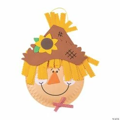 Cheap 🎁 Paper Plate Scarecrow Craft Kit - Makes 12 🔥