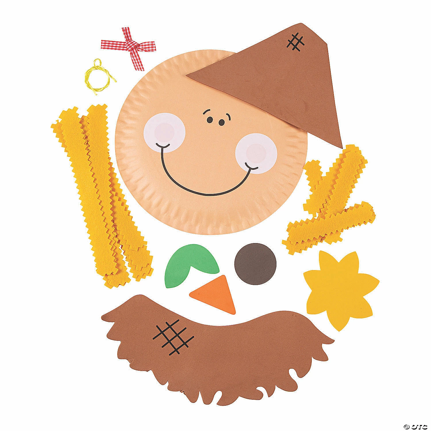 Cheap ๐ Paper Plate Scarecrow Craft Kit - Makes 12 ๐ฅ 2 Cheap ๐ Paper Plate Scarecrow Craft Kit - Makes 12 ๐ฅ - Image 2