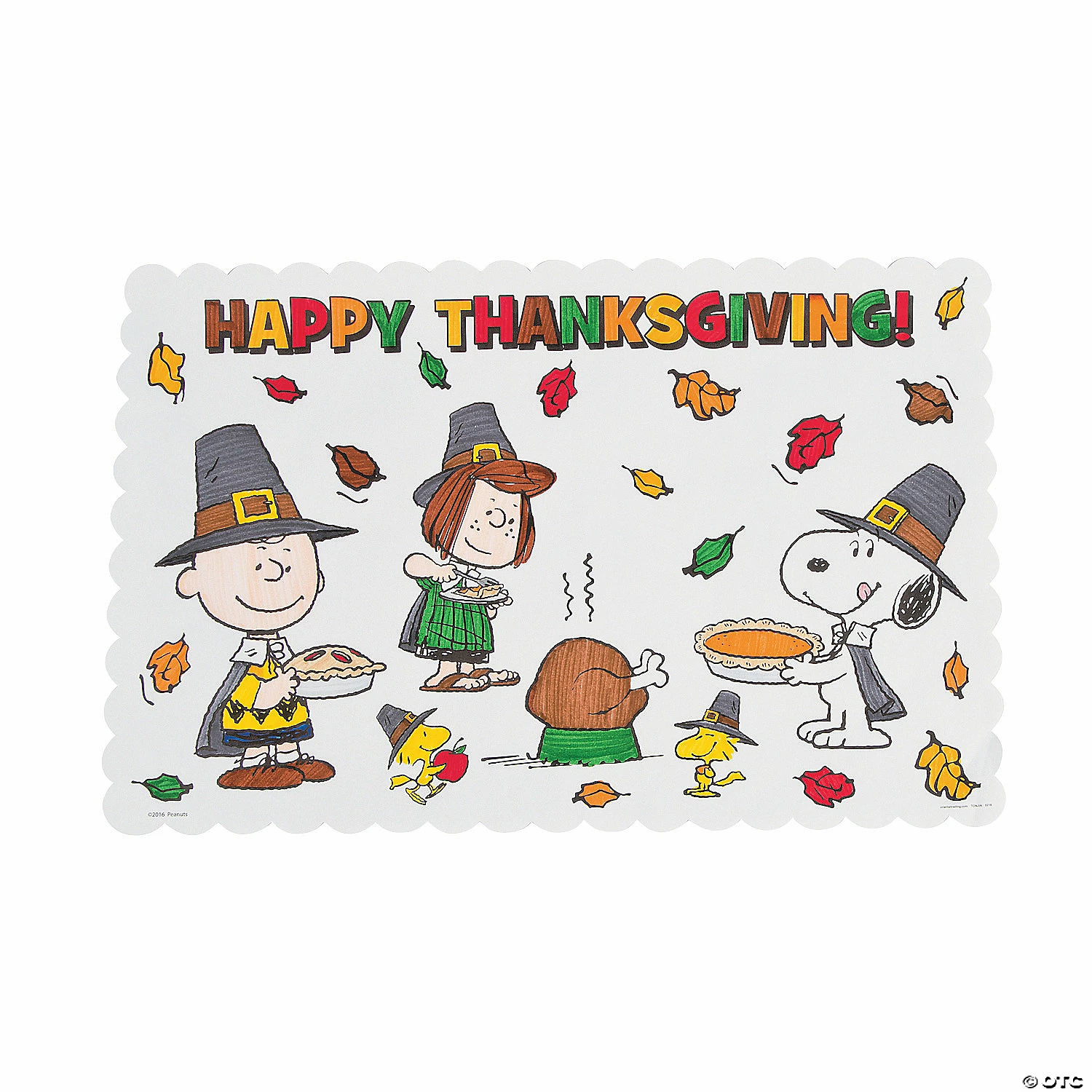 Cheapest ๐ Peanutsยฎ Color Your Own ๐ช Thanksgiving Placemats - 12 Pc. ๐ 2 Cheapest ๐ Peanutsยฎ Color Your Own ๐ช Thanksgiving Placemats - 12 Pc. ๐ - Image 2