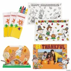Craft Kits Sales 35 Flash Sale ๐ Peanutsยฎ ๐ช Thanksgiving Craft Kit - Makes 36 ๐