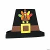 Outlet ⭐ Pilgrim Hat with Turkey Craft Kit - Makes 12 🛒