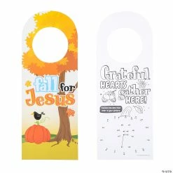 New 😍 Religious Fall Doorknob Hanger Activities - 12 Pc. 👍