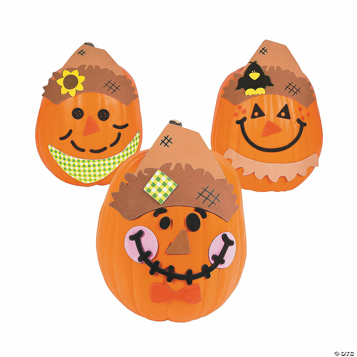 New ⭐ Scarecrow Pumpkin Decorating Craft Kit - Makes 12 🔥 1 New ⭐ Scarecrow Pumpkin Decorating Craft Kit - Makes 12 🔥