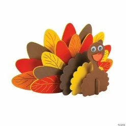 Budget ⭐ Standing Turkey Craft Kit - Makes 12 🛒