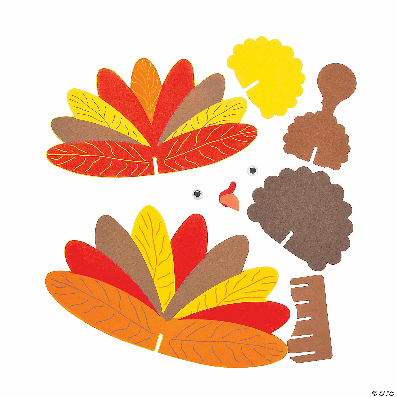 Budget ⭐ Standing Turkey Craft Kit - Makes 12 🛒 2 Budget ⭐ Standing Turkey Craft Kit - Makes 12 🛒 - Image 2