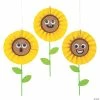 Promo 🧨 Sunflower Hanging Paper Fan Craft Kit - Makes 12 😍