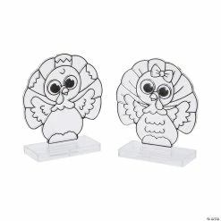 Wholesale 🛒 Thanksgiving Turkey Stand-Up Suncatchers - 12 Pc. ❤️
