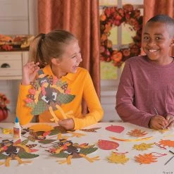 Promo 💯 Turkey Craft Kit - Makes 12 😀 -Craft Kits Sales turkey craft kit makes 1248 7079 a03