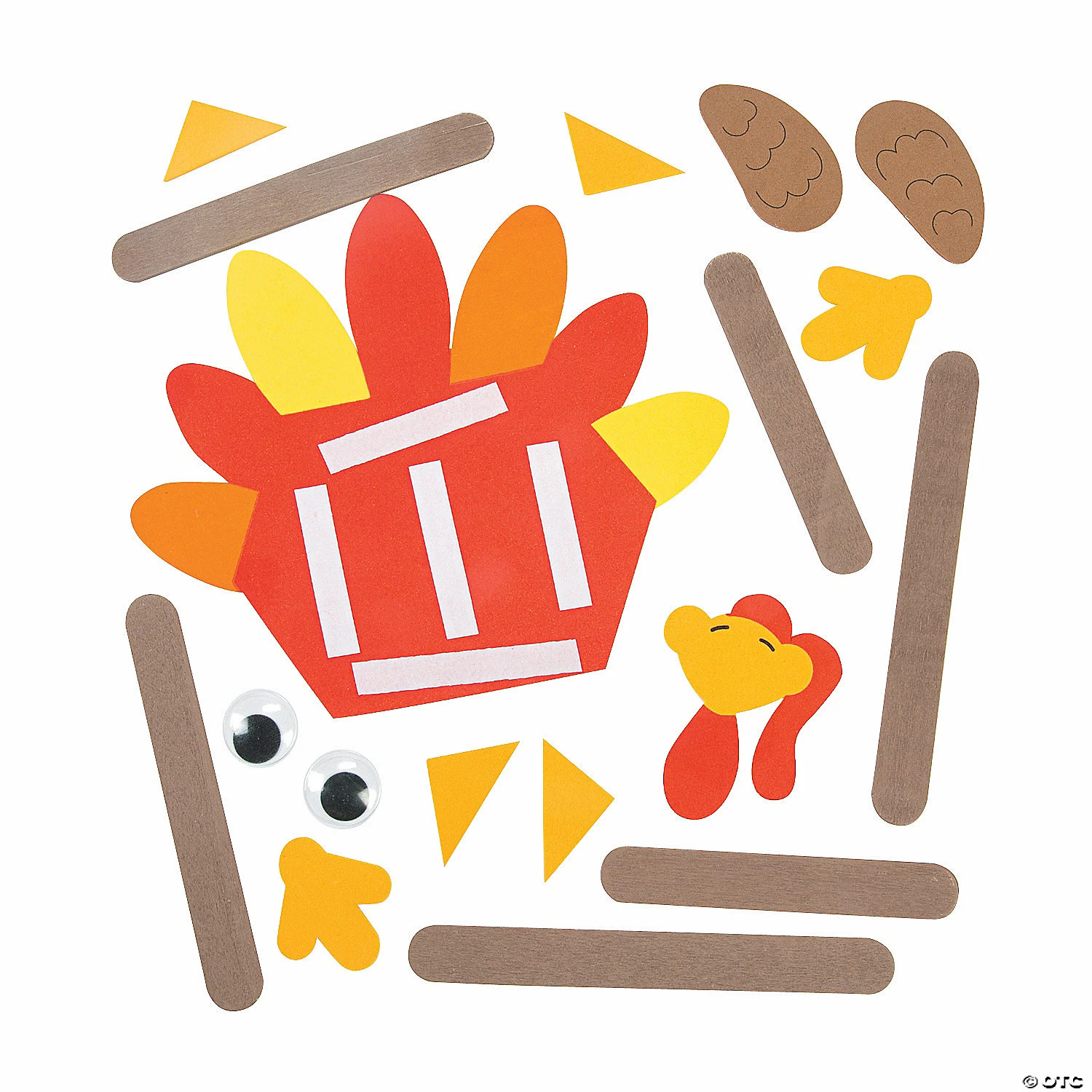 Flash Sale ✨ Turkey Door Hanger Craft Kit - Makes 12 ⭐ 2 Flash Sale ✨ Turkey Door Hanger Craft Kit - Makes 12 ⭐ - Image 2