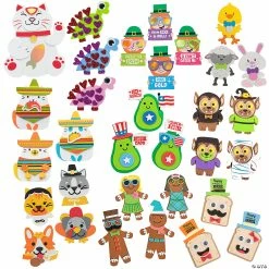 Best reviews of ✔️ Ultimate Holiday Magnet Craft Kit Assortment – Makes 120 😀