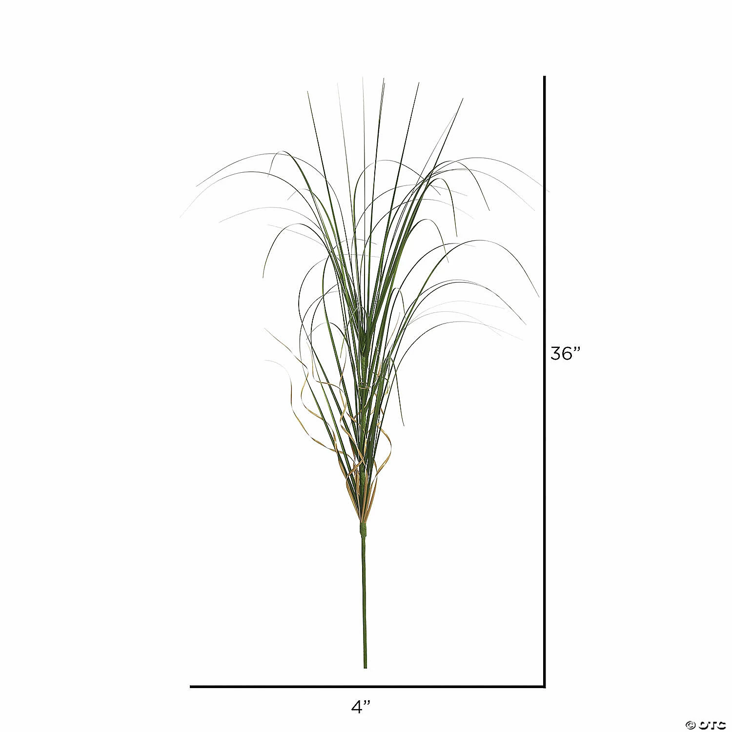 New 🔔 Vickerman 36" PVC Artificial Green Curled Grass Spray - Qty 6 ✨ 2 New 🔔 Vickerman 36" PVC Artificial Green Curled Grass Spray - Qty 6 ✨ - Image 2