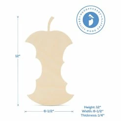 Best reviews of 🎁 Woodpeckers Crafts, DIY Unfinished Wood 12" Apple Core Cutout Pack of 3 😉 -Craft Kits Sales woodpeckers crafts diy unfinished wood 12 apple core cutout pack of 314128919 a02NOWA
