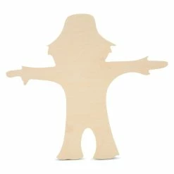 Hot Sale 🌟 Woodpeckers Crafts, DIY Unfinished Wood 12" Scarecrow Cutout Pack of 6 💯