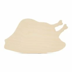 Discount ⭐ Woodpeckers Crafts, DIY Unfinished Wood 12" Turkey Meat Cutout Pack of 3 🎉