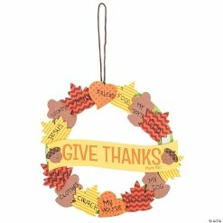 Cheap ✔️ Wreath of Thanks Craft Kit- Makes 12 🤩
